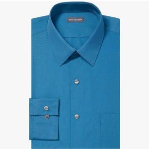 Van Heusen Men’s Dress Shirt Deep Sea Blue